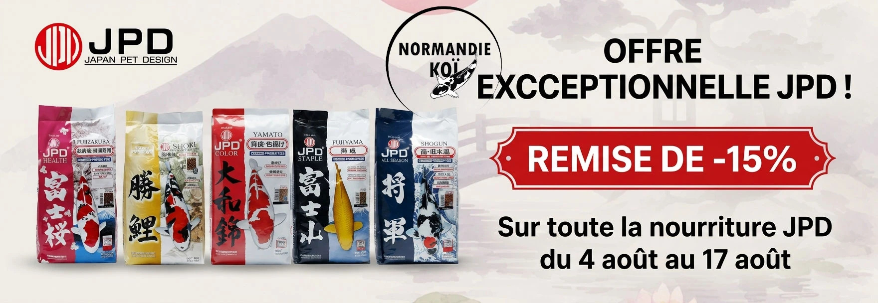 Promotion sur la nourriture JPD
