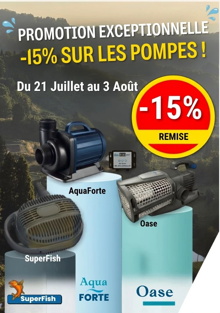 Promotion pompe de bassin