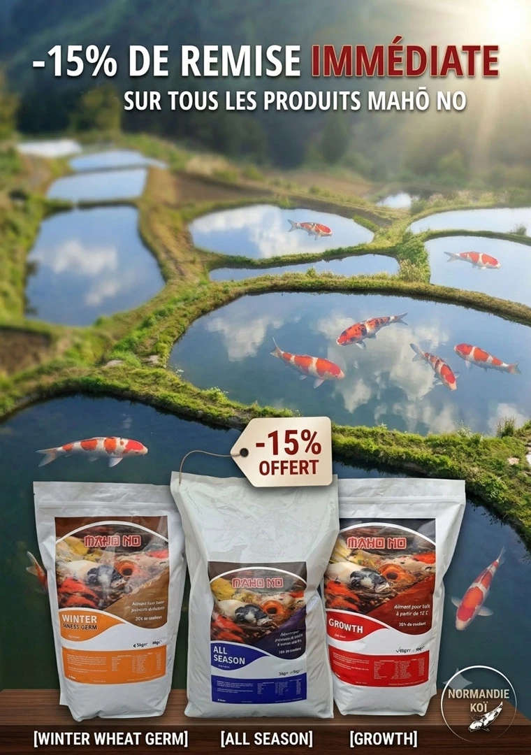 Promotion sur la nourriture pour carpe koi